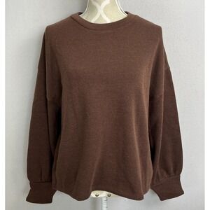 Madewell Brown Crew Neck Sweater